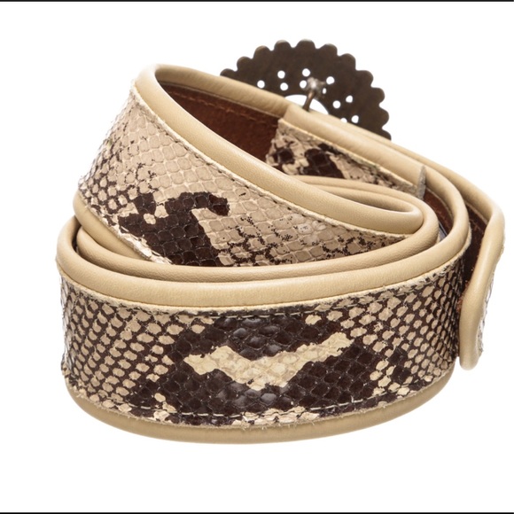 Dolce & Gabbana Snake Print Jewel Buckle Belt 80 main image 5